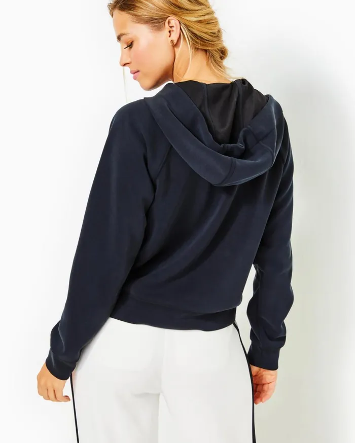 Women Lilly Pulitzer Loungewear UPF 50 Kendy Pullover and Aveena Knit Pant Set Noir Women Lilly Pulitzer Loungewear UPF 50 Kendy Pullover and Aveena Knit Pant Set Noir