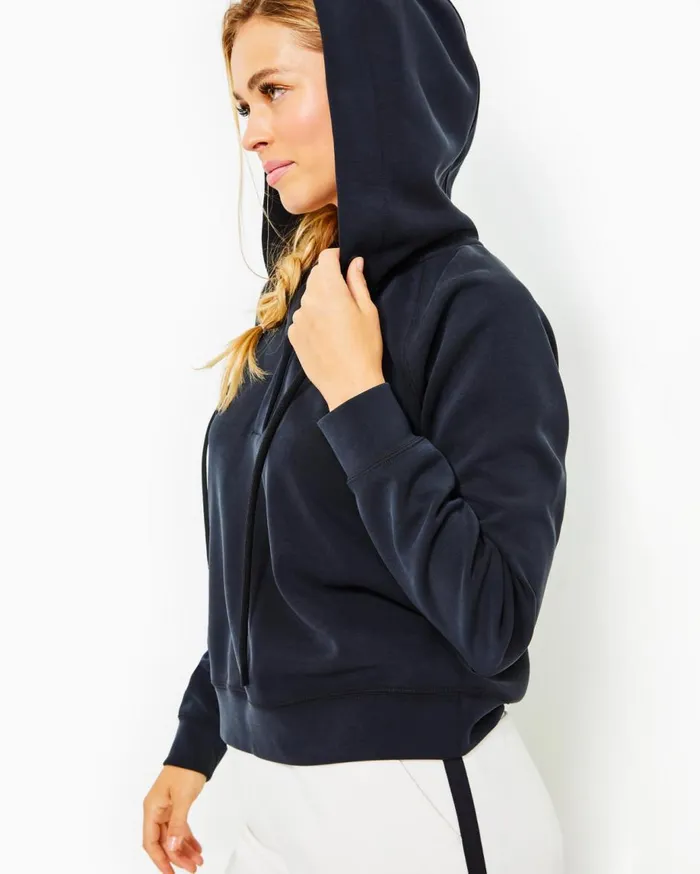 Women Lilly Pulitzer Loungewear UPF 50 Kendy Pullover and Aveena Knit Pant Set Noir Women Lilly Pulitzer Loungewear UPF 50 Kendy Pullover and Aveena Knit Pant Set Noir