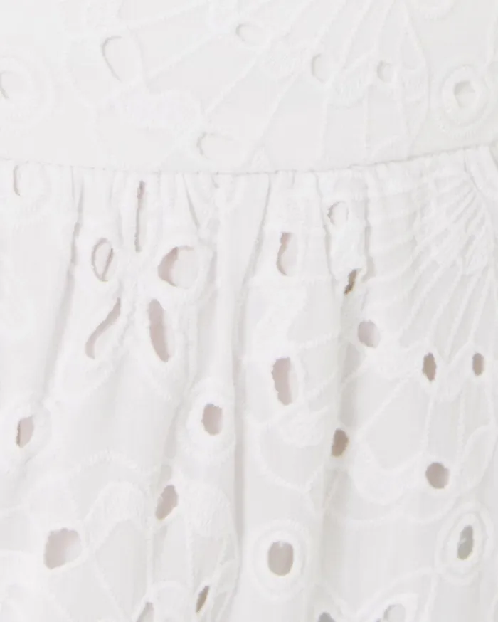Women Lilly Pulitzer Matching Sets Winslow Eyelet Top and Short Set Resort White Sealife Eyelet Women Lilly Pulitzer Matching Sets Winslow Eyelet Top and Short Set Resort White Sealife Eyelet