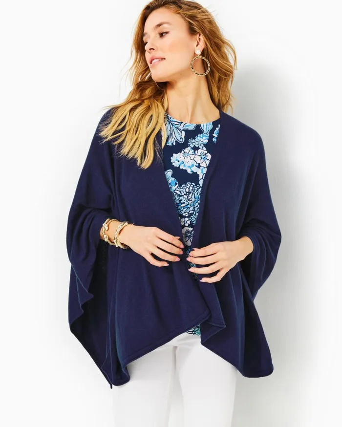Women Lilly Pulitzer Scarves and Wraps Terri Sweater Wrap Resort White Women Lilly Pulitzer Scarves and Wraps Terri Sweater Wrap Resort White