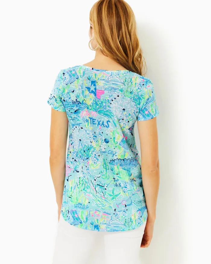 Women Lilly Pulitzer Tops Etta VNeck Top Multi Lilly Loves Philly Women Lilly Pulitzer Tops Etta VNeck Top Multi Lilly Loves Philly