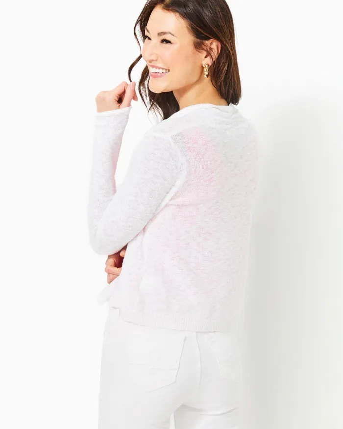 Women Lilly Pulitzer Tops Faretta Cardigan Barton Blue Women Lilly Pulitzer Tops Faretta Cardigan Barton Blue