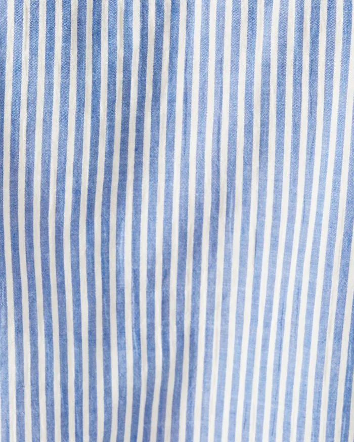 Women Lilly Pulitzer Tops Sea View Button Down Top Coastal Blue Ltwt Oxford Stripe Women Lilly Pulitzer Tops Sea View Button Down Top Coastal Blue Ltwt Oxford Stripe