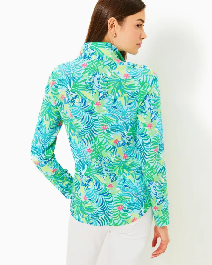 Women Lilly Pulitzer Tops UPF 50 Leona ZipUp Jacket Multi Via Parigi Women Lilly Pulitzer Tops UPF 50 Leona ZipUp Jacket Multi Via Parigi