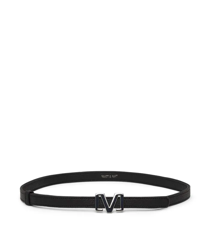 Women Loria WomenS Vegan High Waist Belt 8211 Purity Black Matt and Nat Belts Women Loria WomenS Vegan High Waist Belt 8211 Purity Black Matt and Nat Belts