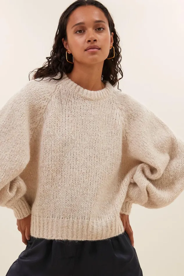 Women Lucia Pullover Chalk Bybar Pullovers