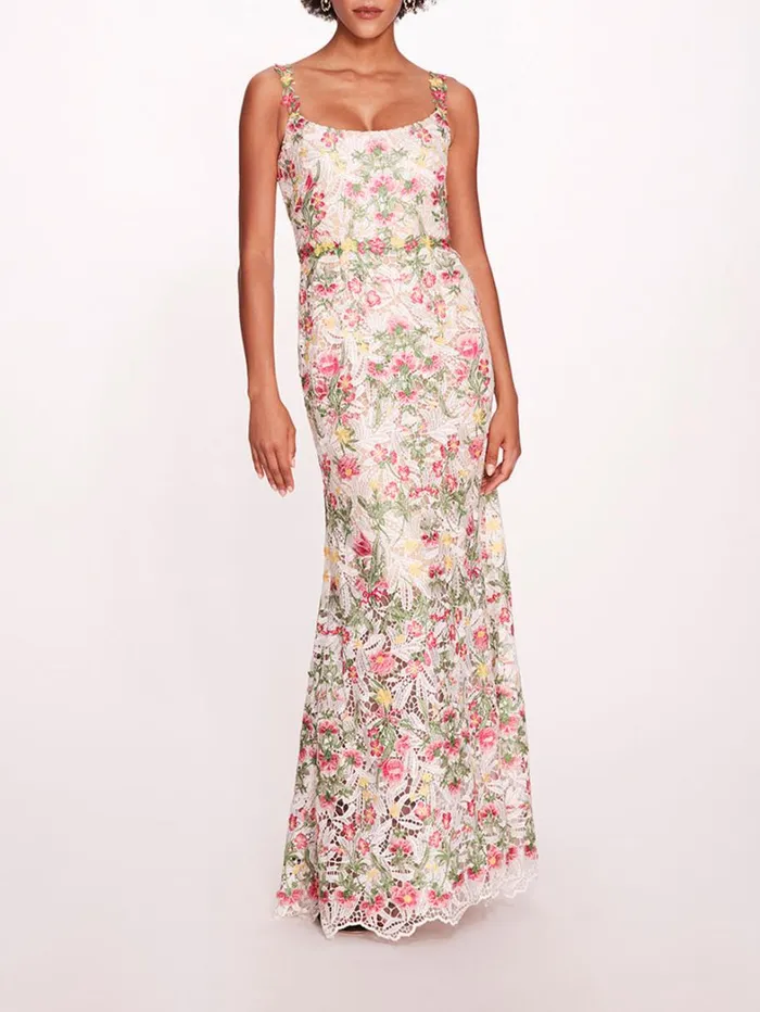 Women Marchesa Dresses Alexis Gown Ivory