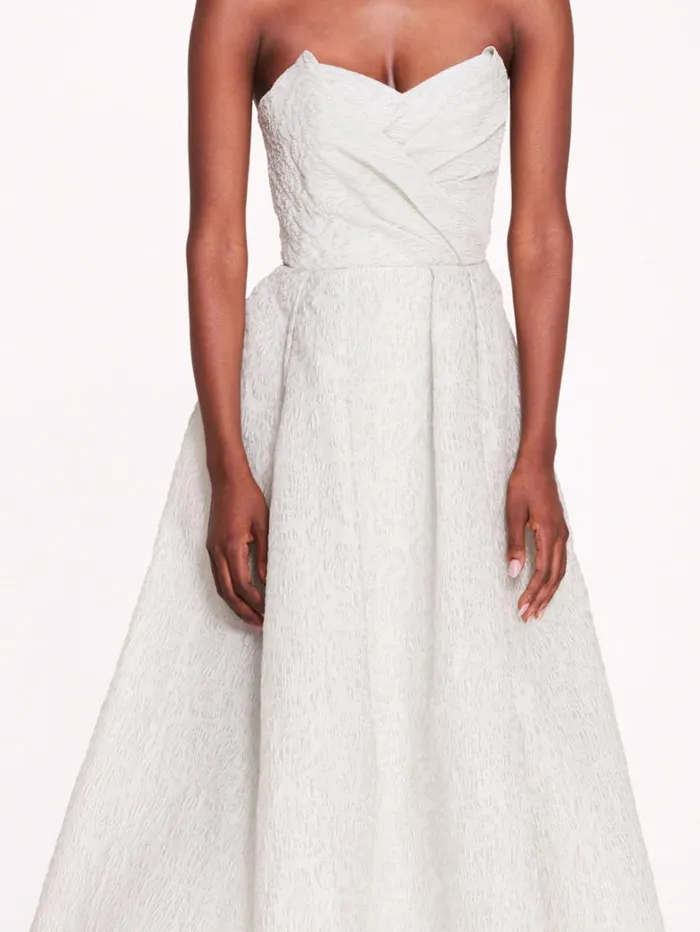 Women Marchesa Dresses Cloque Sweetheart Dress Mint Women Marchesa Dresses Cloque Sweetheart Dress Mint