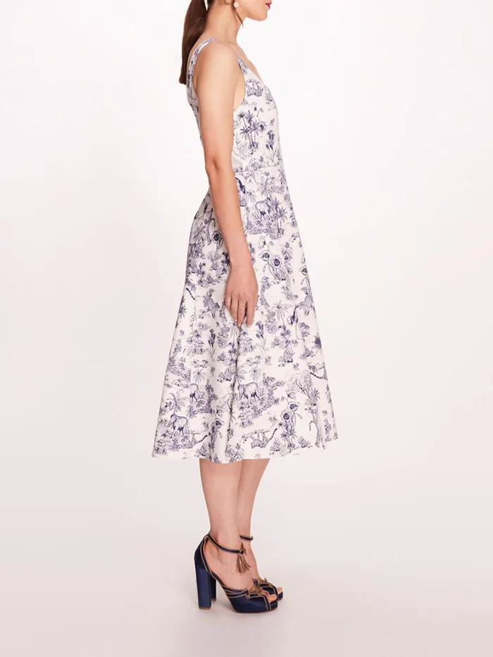 Women Marchesa Dresses Elowen Dress Ivorynavy Women Marchesa Dresses Elowen Dress Ivorynavy