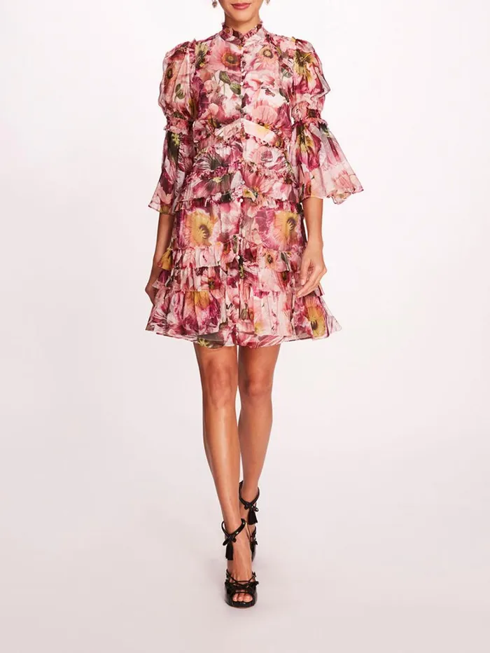 Women Marchesa Dresses Mali Mini Dress Blush