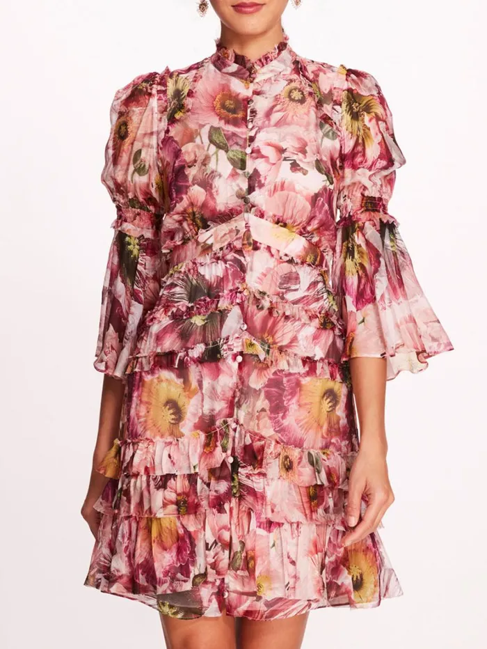 Women Marchesa Dresses Mali Mini Dress Blush Women Marchesa Dresses Mali Mini Dress Blush