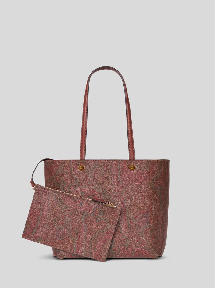 Women Medium Essential Bag With Clutch Etro Shopping Bags