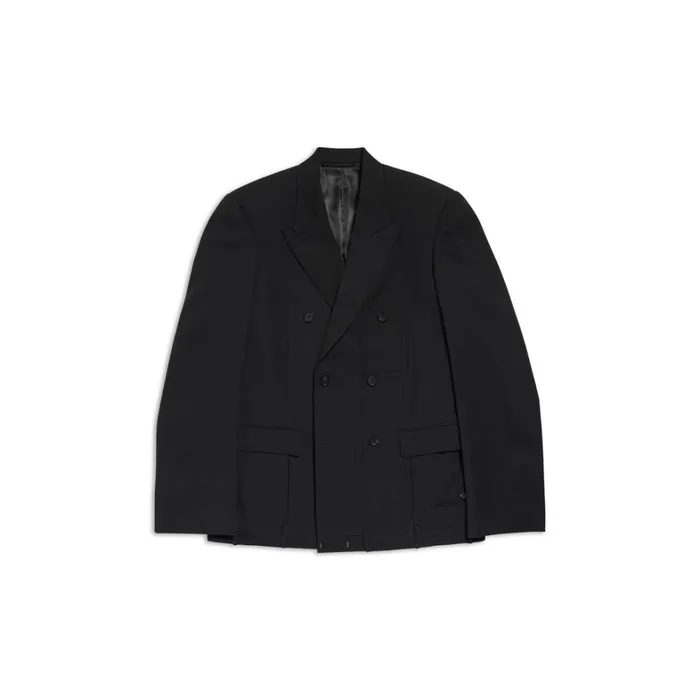 WomenMen Coats and Jackets Balenciaga Deconstructed Jacket In Black