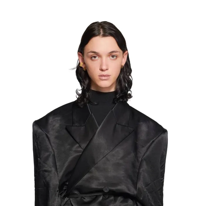 WomenMen Coats and Jackets Balenciaga Steroid Jacket In Black