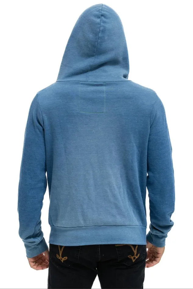 WomenMen Hoodies Aviator Nation Venice Surfer Zip Hoodie 8211 Faded Water