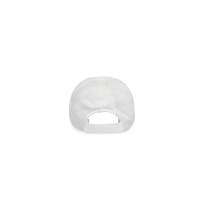 WomenMen Scarves and Caps Balenciaga Double Logo Cap In White