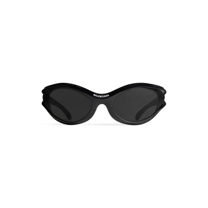 WomenMen Sunglasses Balenciaga Dynamo Round Sunglasses In Black