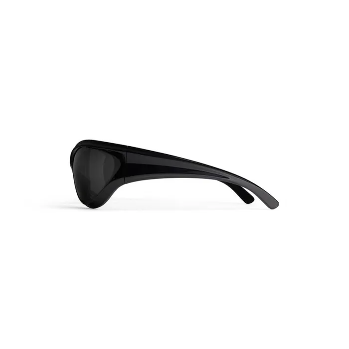 WomenMen Sunglasses Balenciaga Dynamo Round Sunglasses In Black