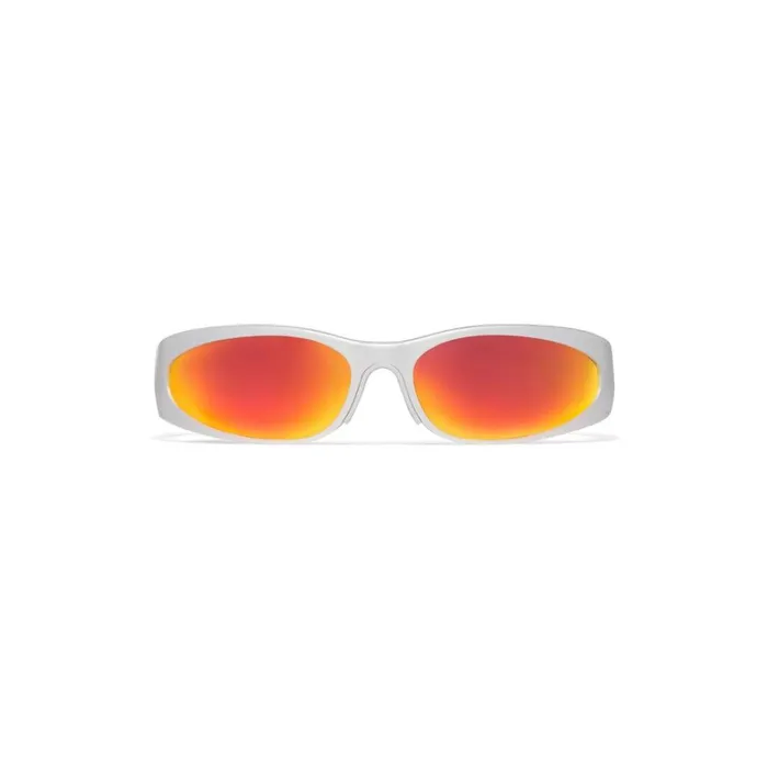 WomenMen Sunglasses Balenciaga Reverse Xpander 20 Rectangle Sunglasses In Silver WomenMen Sunglasses Balenciaga Reverse Xpander 20 Rectangle Sunglasses In Silver