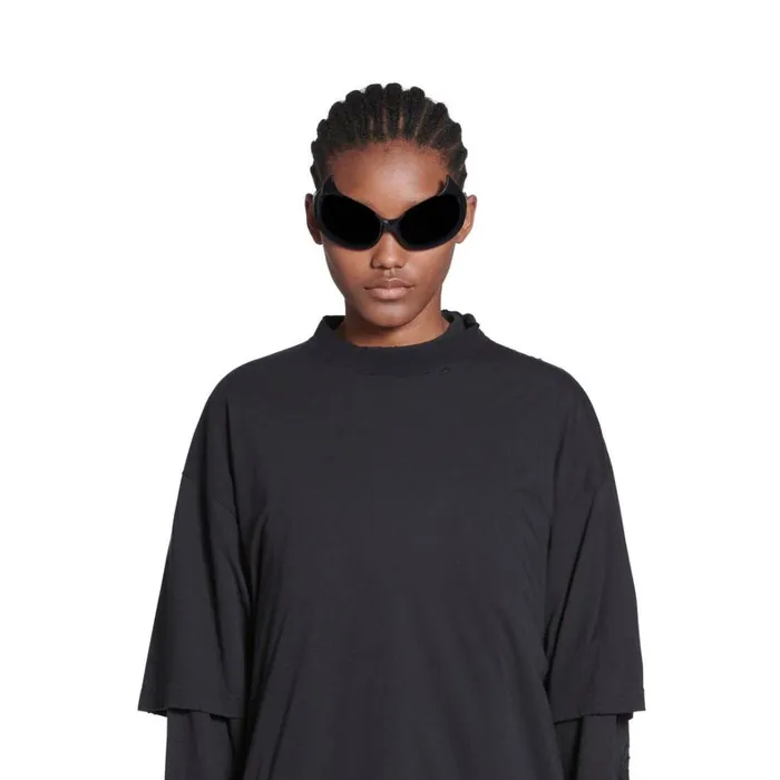WomenMen Tshirts Balenciaga Balenciaga Tshirt Medium Fit In Black Faded