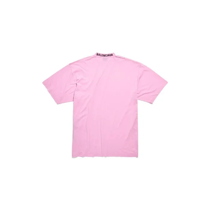 WomenMen Tshirts Balenciaga Balenciaga Tshirt Medium Fit In Pinkblack