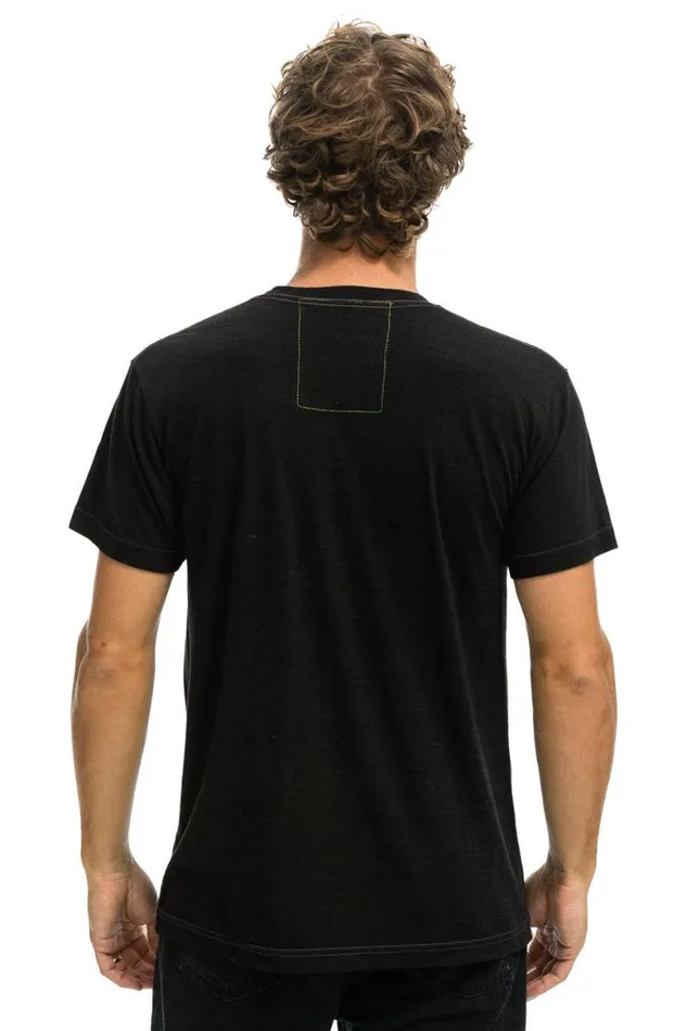 WomenMen Tees Aviator Nation Will Ferrell 2023 Crew Tee 8211 Black