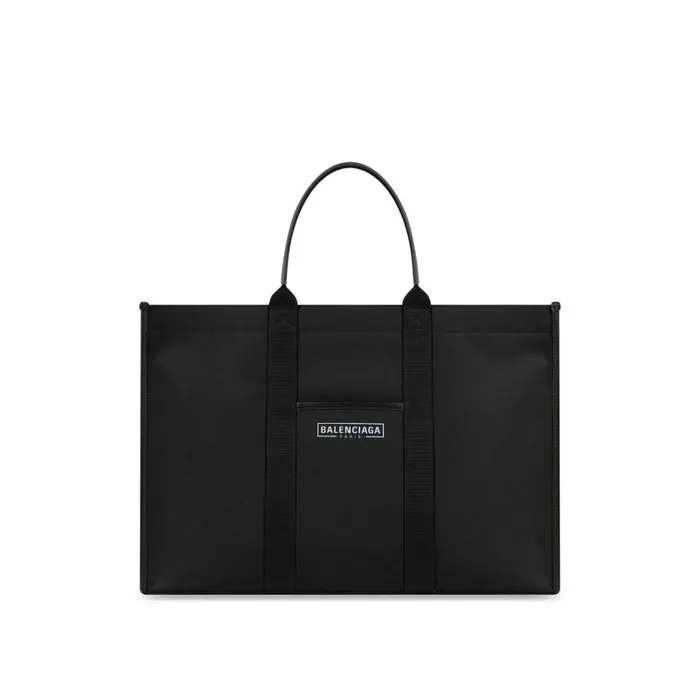 WomenMen Tote Bags Balenciaga Hardware Large Tote Bag In Black