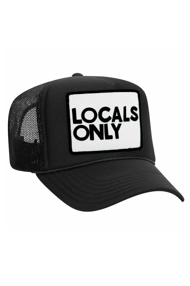 WomenMen Trucker Hats Aviator Nation Locals Only Vintage Trucker Hat