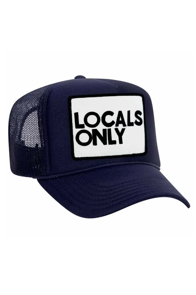 WomenMen Trucker Hats Aviator Nation Locals Only Vintage Trucker Hat