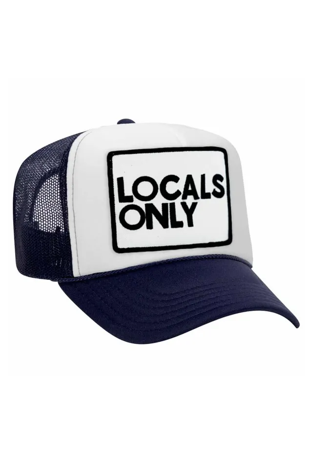 WomenMen Trucker Hats Aviator Nation Locals Only Vintage Trucker Hat