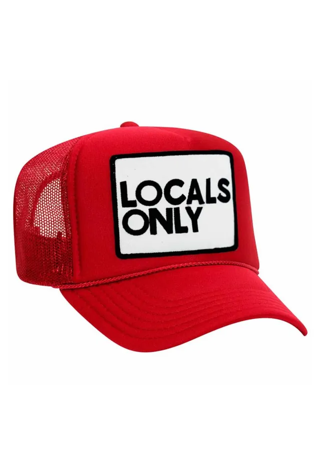 WomenMen Trucker Hats Aviator Nation Locals Only Vintage Trucker Hat