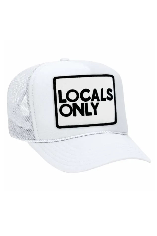 WomenMen Trucker Hats Aviator Nation Locals Only Vintage Trucker Hat
