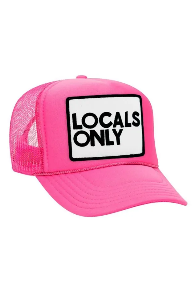 WomenMen Trucker Hats Aviator Nation Locals Only Vintage Trucker Hat