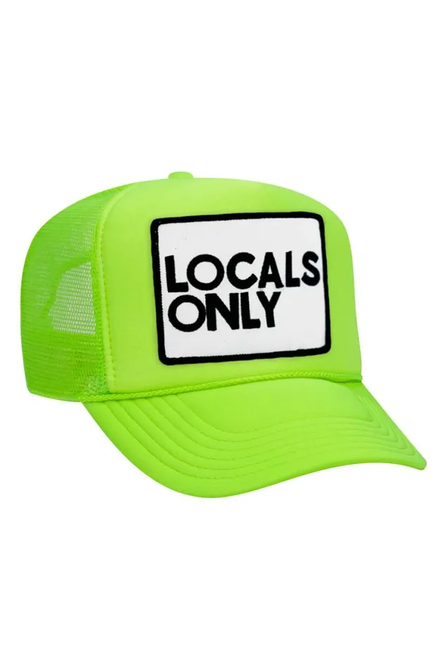 WomenMen Trucker Hats Aviator Nation Locals Only Vintage Trucker Hat