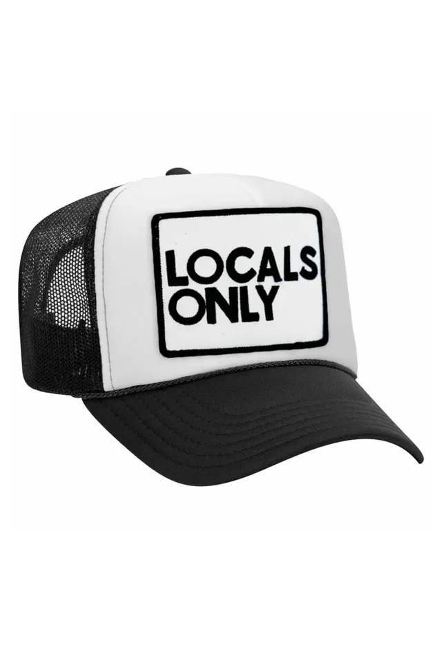 WomenMen Trucker Hats Aviator Nation Locals Only Vintage Trucker Hat