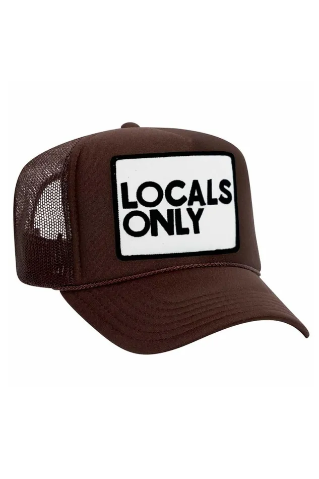 WomenMen Trucker Hats Aviator Nation Locals Only Vintage Trucker Hat