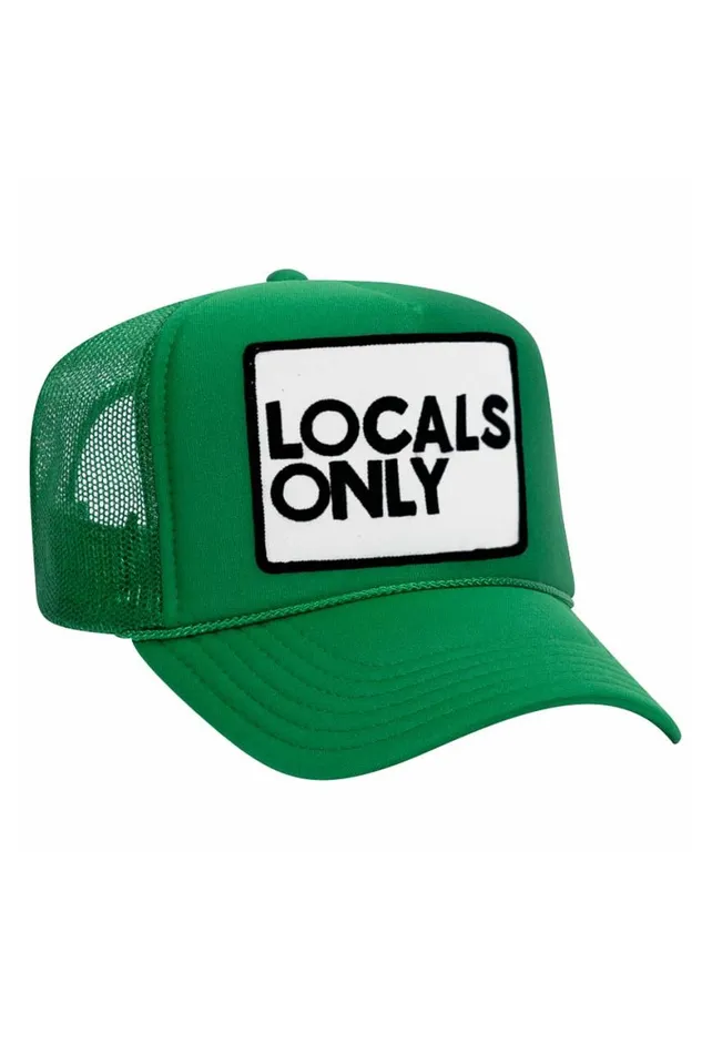 WomenMen Trucker Hats Aviator Nation Locals Only Vintage Trucker Hat