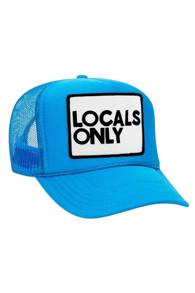WomenMen Trucker Hats Aviator Nation Locals Only Vintage Trucker Hat