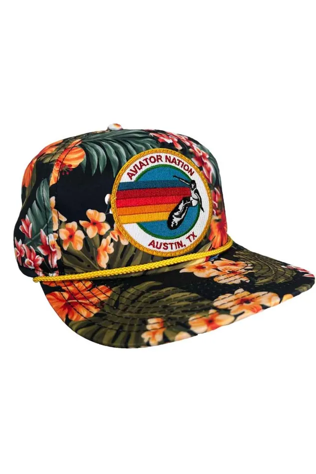 WomenMen Trucker Hats Aviator Nation Signature Austin Vintage Safari Twill Low Rise Trucker