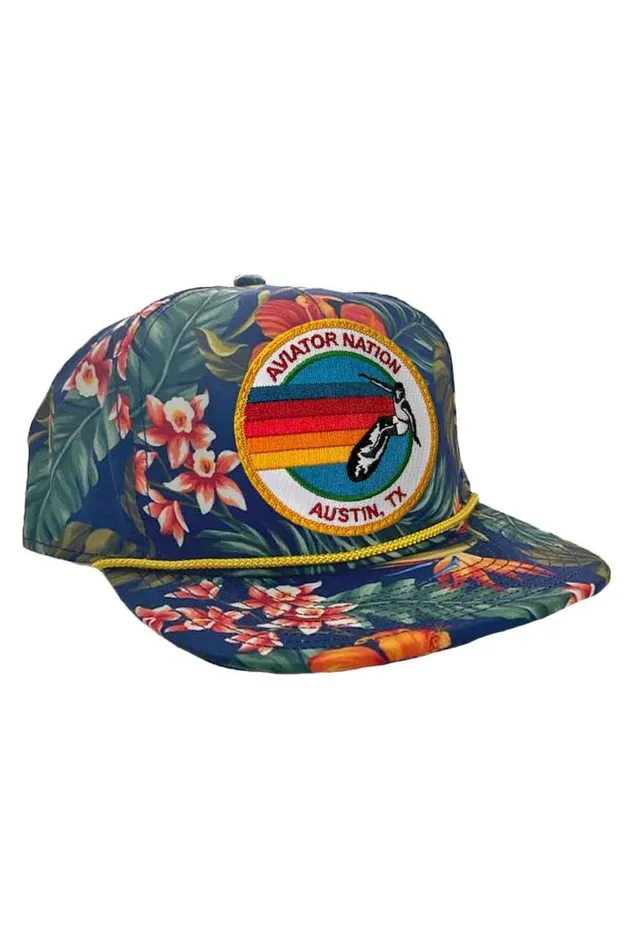 WomenMen Trucker Hats Aviator Nation Signature Austin Vintage Safari Twill Low Rise Trucker