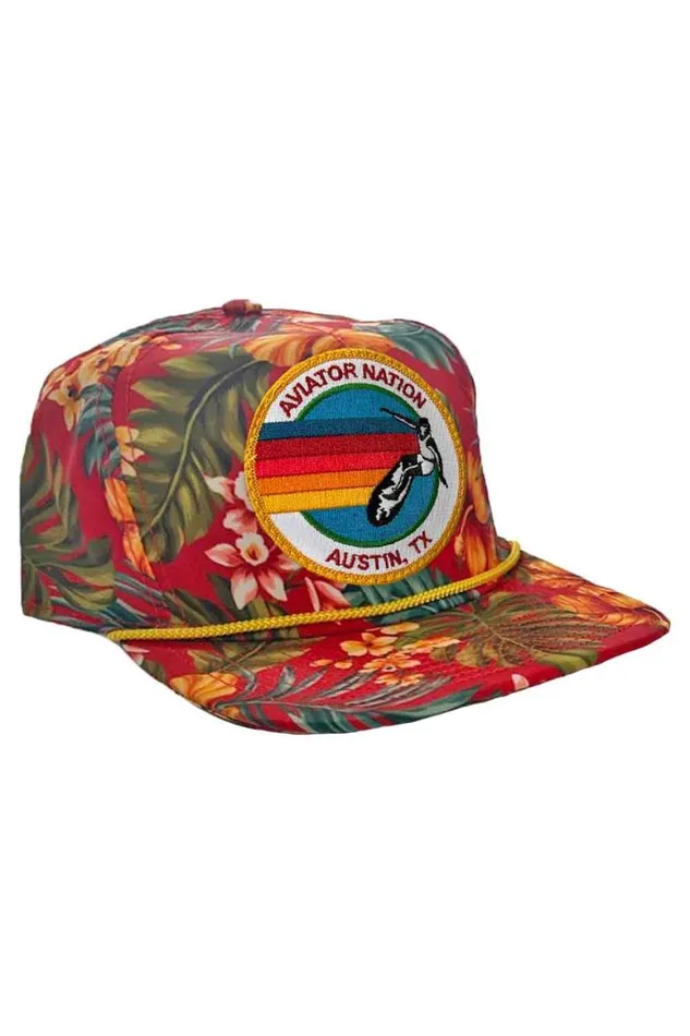 WomenMen Trucker Hats Aviator Nation Signature Austin Vintage Safari Twill Low Rise Trucker