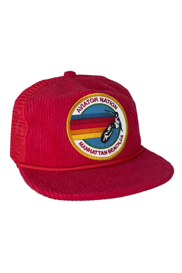 WomenMen Trucker Hats Aviator Nation Signature Manhattan Beach 8211 Vintage Corduroy Mesh Trucker