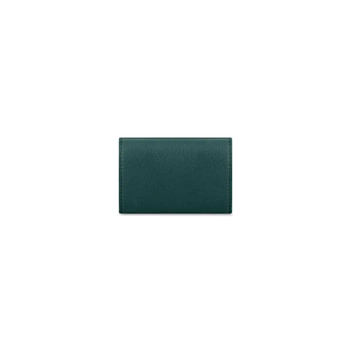 WomenMen Wallets Balenciaga Papier Mini Wallet In Green