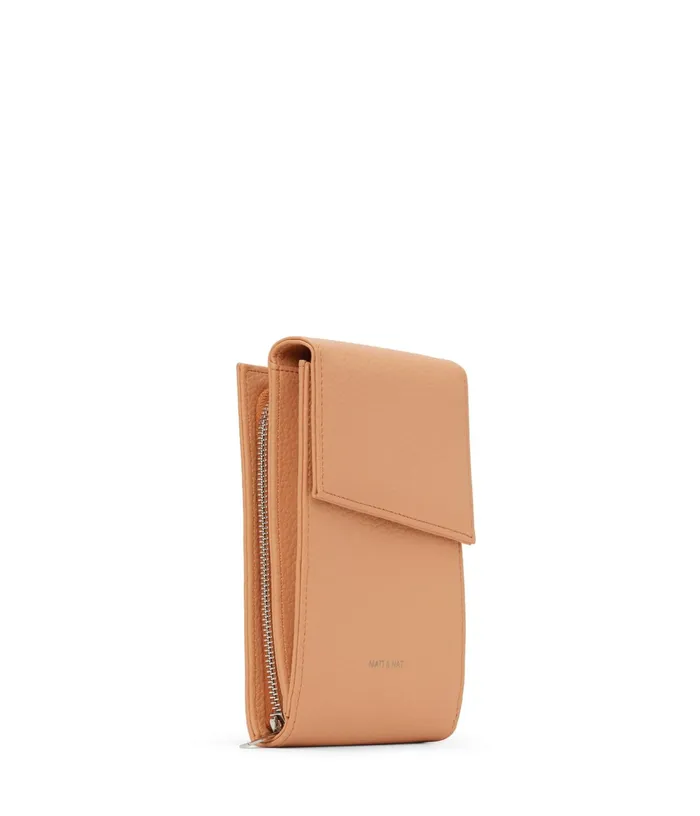 Women Met Vegan Crossbody Wallet 8211 Purity Melon Matt and Nat Wallets