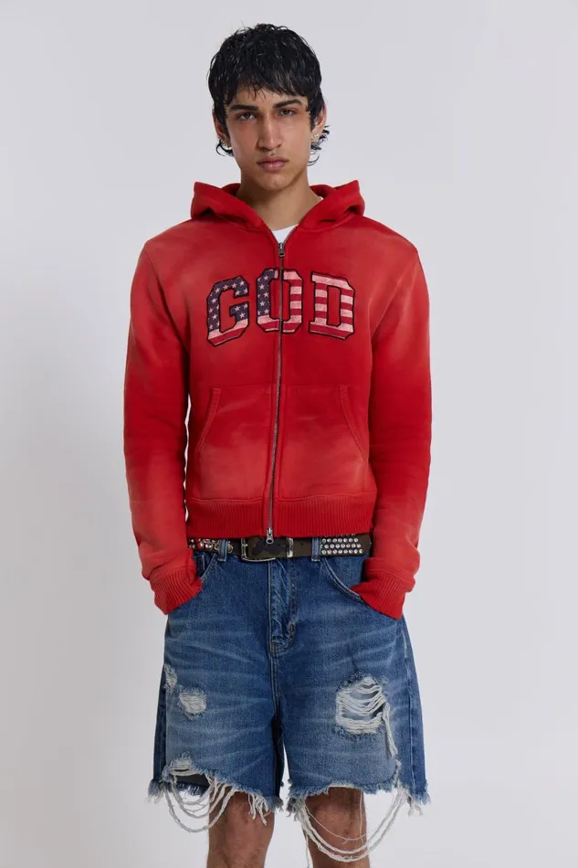 Women Mid Blue Revenge Jorts Jaded London Jeans