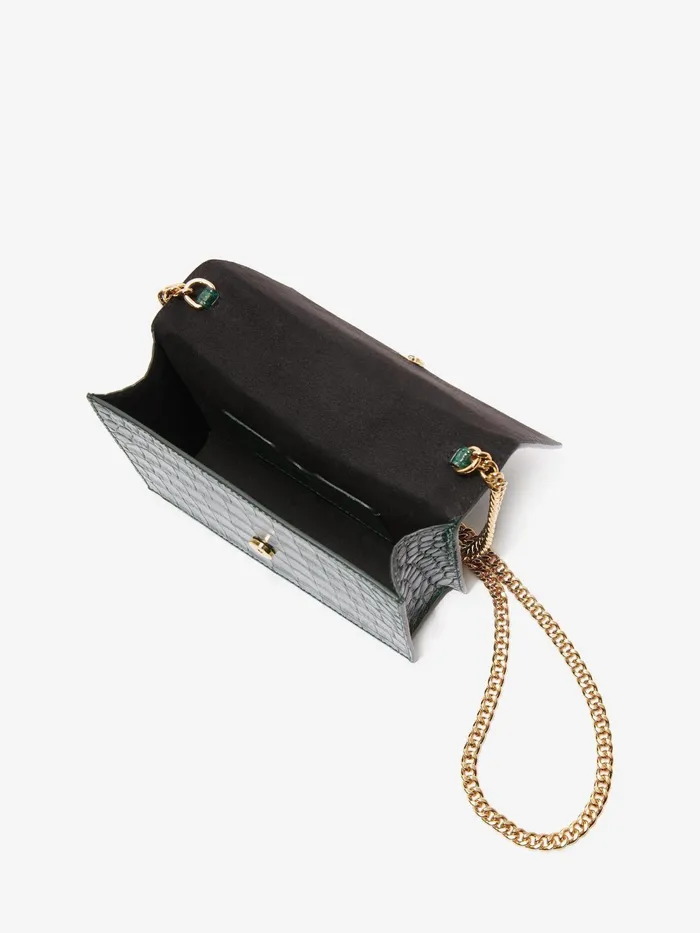 Women Mini Bags Alexander McQueen Small Skull Bag Emerald