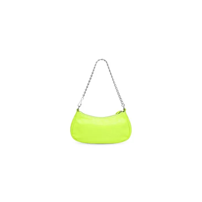 Women Mini Bags Balenciaga Le Cagole Mini Bag With Chain In Yellow