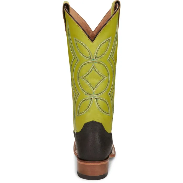 WOMEN Minick 13034 PullOn Boot Lime Green Justin Boots Western