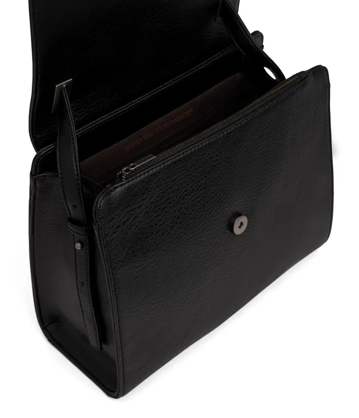 Women Minji Vegan Satchel 8211 Dwell Black Matt and Nat Satchels