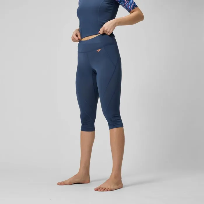 Women Modest Swimwear Speedo Women039s Panel 34 Pant Navy